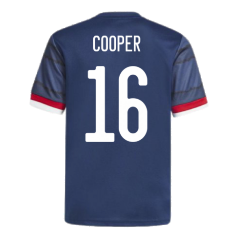 2020-2021 Scotland Home Adidas Football Shirt (Cooper 16)