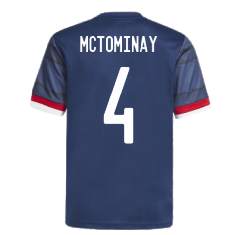 2020-2021 Scotland Home Adidas Football Shirt (McTominay 4)