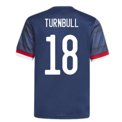 2020-2021 Scotland Home Adidas Football Shirt (Turnbull 18)