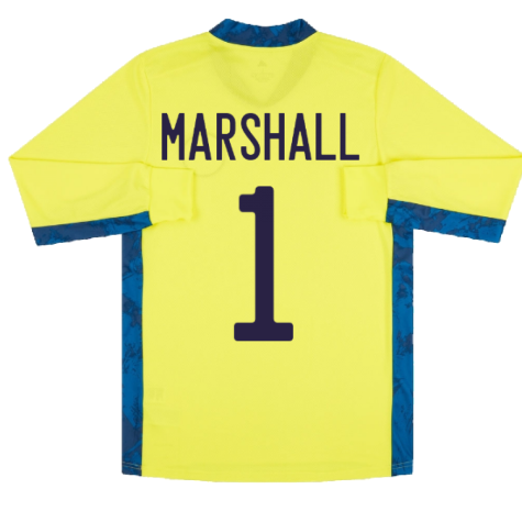 2020-2021 Scotland LS Goalkeeper Shirt (Yellow) (MARSHALL 1)