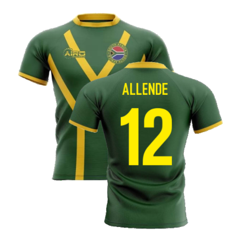 2024-2025 South Africa Springboks Flag Concept Rugby Shirt (Allende 12)