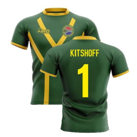 2024-2025 South Africa Springboks Flag Concept Rugby Shirt (Kitshoff 1)