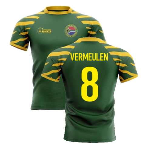 2024-2025 South Africa Springboks Home Concept Rugby Shirt (Vermeulen 8)