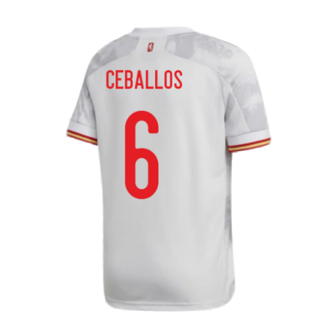 2020-2021 Spain Away Shirt (Kids) (CEBALLOS 6)