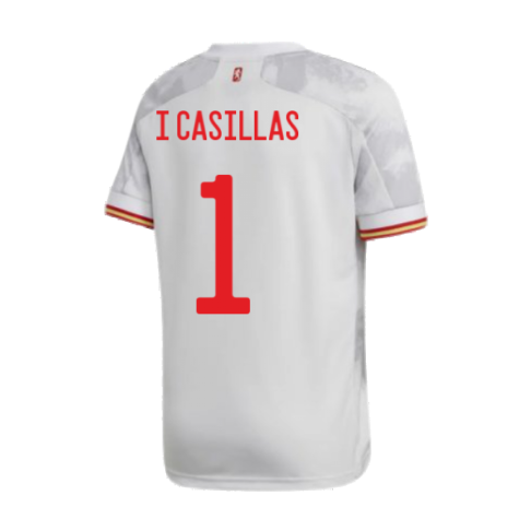 2020-2021 Spain Away Shirt (Kids) (I CASILLAS 1)