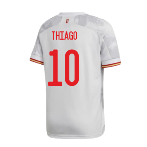 2020-2021 Spain Away Shirt (Kids) (THIAGO 10)