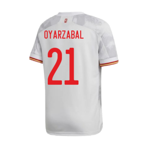 2020-2021 Spain Away Shirt (OYARZABAL 21)