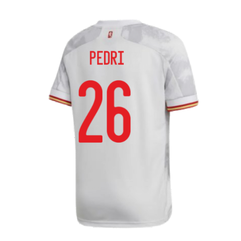 2020-2021 Spain Away Shirt (PEDRI 26)