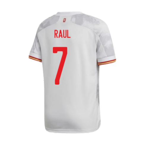 2020-2021 Spain Away Shirt (RAUL 7)