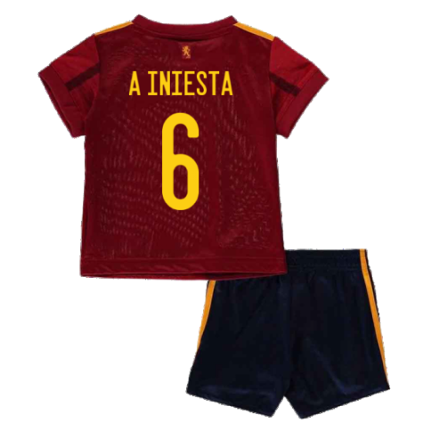 2020-2021 Spain Home Adidas Baby Kit (A INIESTA 6)