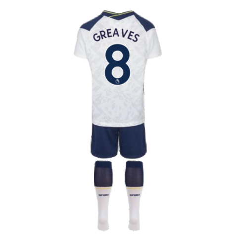 2020-2021 Tottenham Home Nike Little Boys Mini Kit (GREAVES 8)