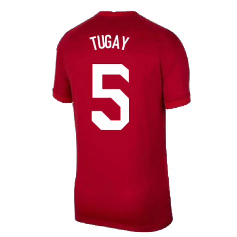 2020-2021 Turkey Away Nike Football Shirt (TUGAY 5)