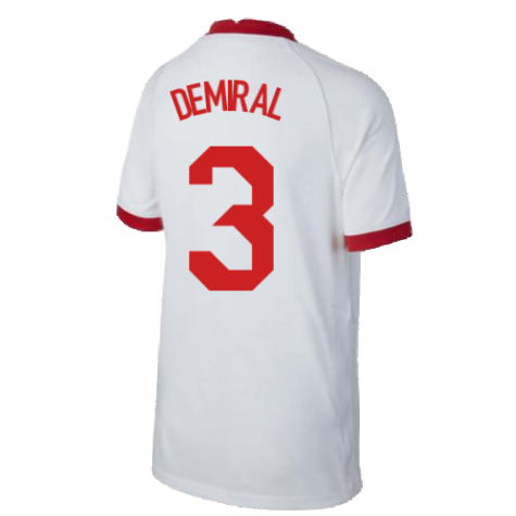 2020-2021 Turkey Home Nike Football Shirt (Kids) (DEMIRAL 3)