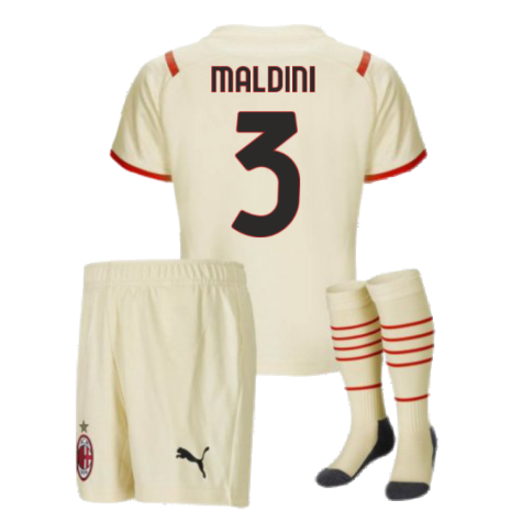 2021-2022 AC Milan Away Mini Kit (MALDINI 3)