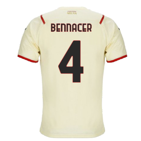 2021-2022 AC Milan Away Shirt (Kids) (BENNACER 4)