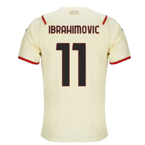 2021-2022 AC Milan Away Shirt (Kids) (IBRAHIMOVIC 11)