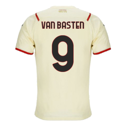 2021-2022 AC Milan Away Shirt (Kids) (VAN BASTEN 9)