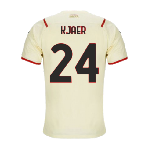 2021-2022 AC Milan Away Shirt (KJAER 24)