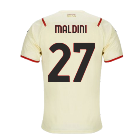 2021-2022 AC Milan Away Shirt (MALDINI 27)