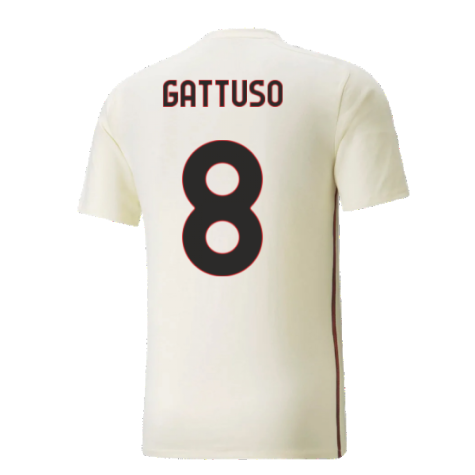 2021-2022 AC Milan Casuals Tee (Afterglow) (GATTUSO 8)