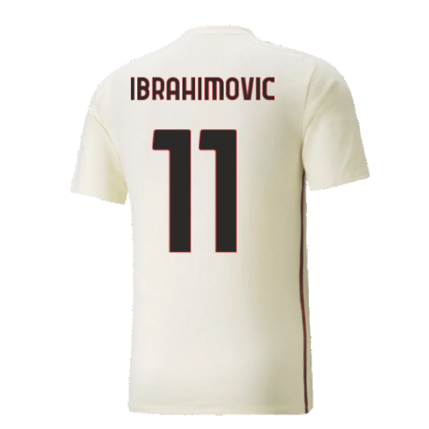 2021-2022 AC Milan Casuals Tee (Afterglow) (IBRAHIMOVIC 11)