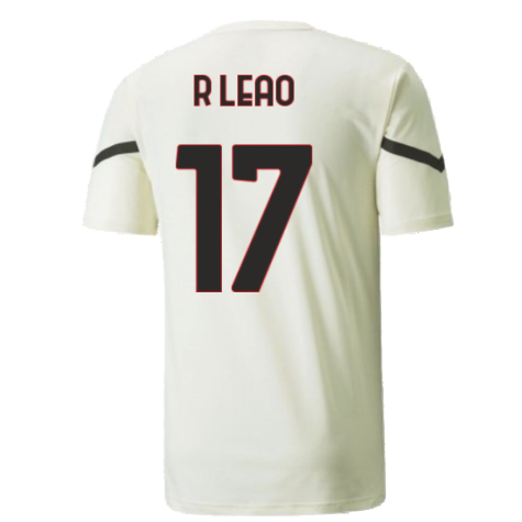 2021-2022 AC Milan Pre-Match Jersey (Afterglow) (R LEAO 17)