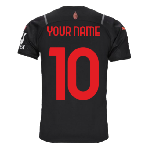 2021-2022 AC Milan Third Shirt (Your Name)