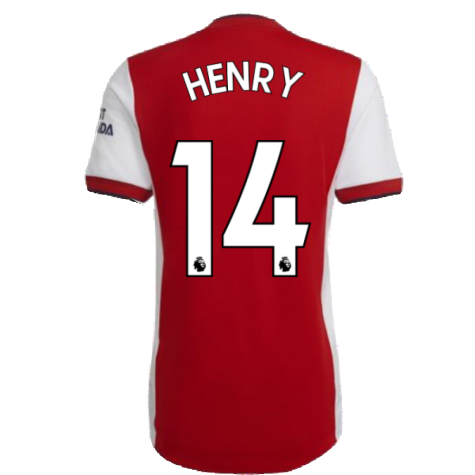 2021-2022 Arsenal Authentic Home Shirt (HENRY 14)