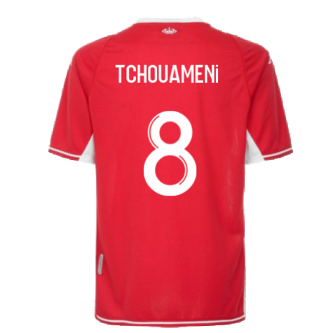 2021-2022 AS Monaco Home Shirt (TCHOUAMENI 8)