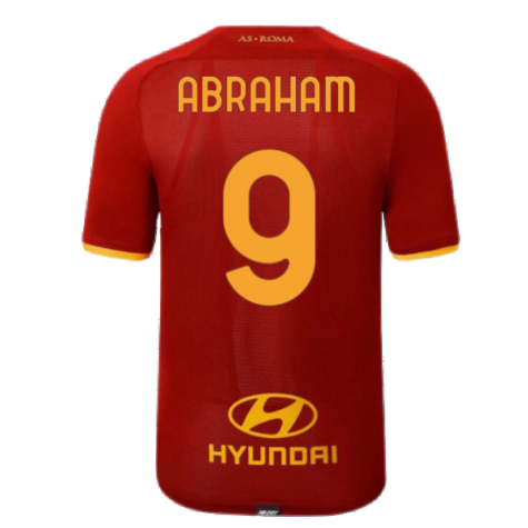 2021-2022 AS Roma Home Shirt (ABRAHAM 9)