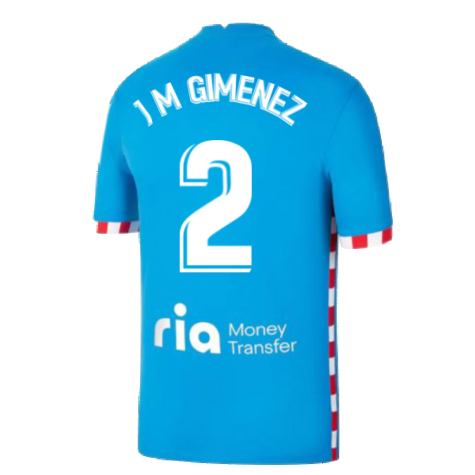 2021-2022 Atletico Madrid 3rd Shirt (J M GIMENEZ 2)