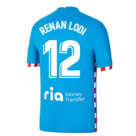 2021-2022 Atletico Madrid 3rd Shirt (RENAN LODI 12)