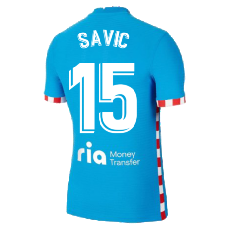 2021-2022 Atletico Madrid Vapor 3rd Shirt (SAVIC 15)