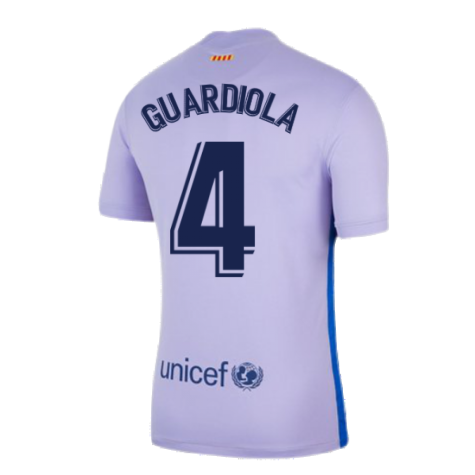 2021-2022 Barcelona Away Shirt (GUARDIOLA 4)