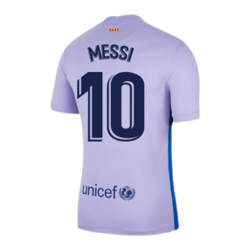 2021-2022 Barcelona Away Shirt (MESSI 10)