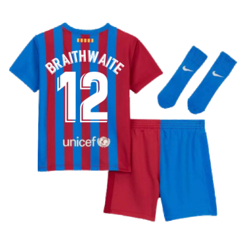 2021-2022 Barcelona Infants Home Kit (BRAITHWAITE 12)