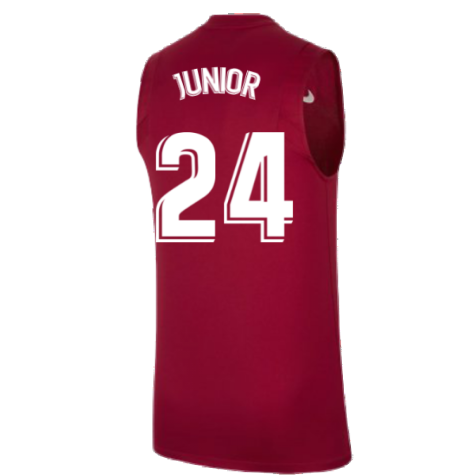 2021-2022 Barcelona Sleeveless Top (Red) (JUNIOR 24)