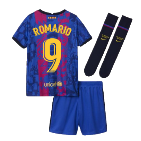 2021-2022 Barcelona Third Mini Kit (ROMARIO 9)