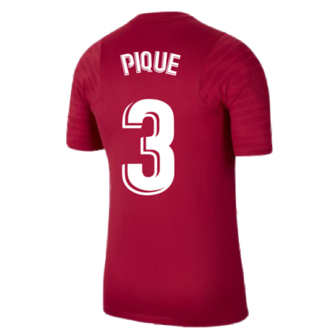 2021-2022 Barcelona Training Shirt (Noble Red) (PIQUE 3)