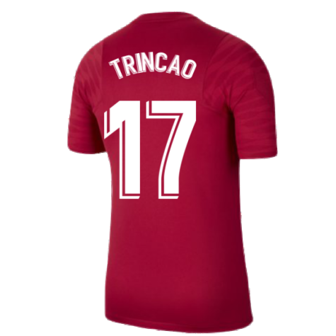 2021-2022 Barcelona Training Shirt (Noble Red) (TRINCAO 17)