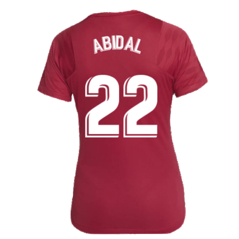 2021-2022 Barcelona Training Shirt (Noble Red) - Womens (ABIDAL 22)