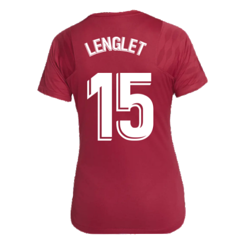 2021-2022 Barcelona Training Shirt (Noble Red) - Womens (LENGLET 15)