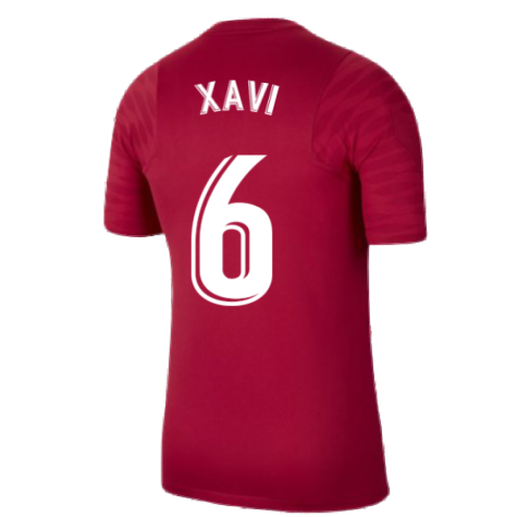 2021-2022 Barcelona Training Shirt (Noble Red) (XAVI 6)