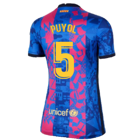 2021-2022 Barcelona Womens 3rd Shirt (PUYOL 5)