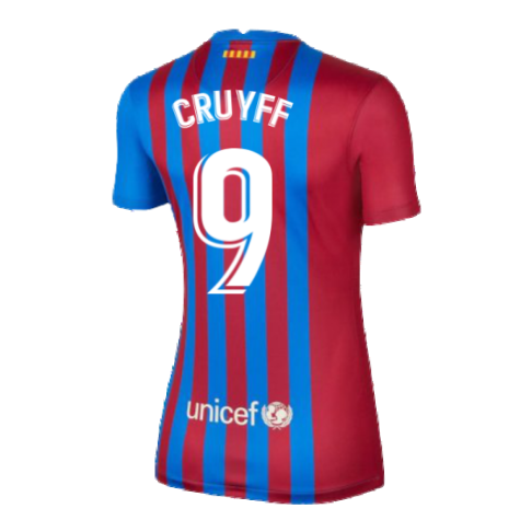 2021-2022 Barcelona Womens Home Shirt (CRUYFF 9)