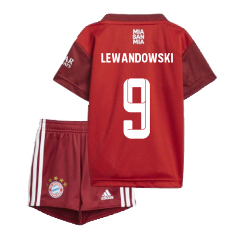 2021-2022 Bayern Munich Home Baby Kit (LEWANDOWSKI 9)