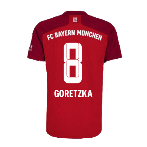 2021-2022 Bayern Munich Home Shirt (Kids) (GORETZKA 8)