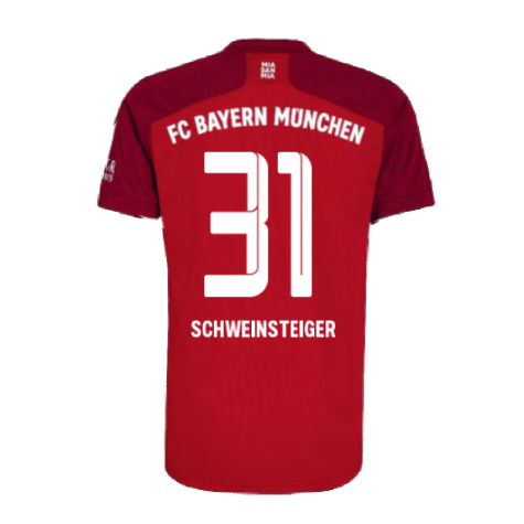 2021-2022 Bayern Munich Home Shirt (Kids) (SCHWEINSTEIGER 31)