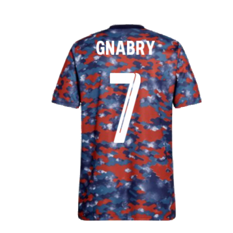 2021-2022 Bayern Munich Pre-Match Jersey (Dark Marine) - Kids (GNABRY 7)