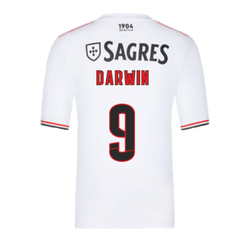 2021-2022 Benfica Away Shirt (Kids) (DARWIN 9)